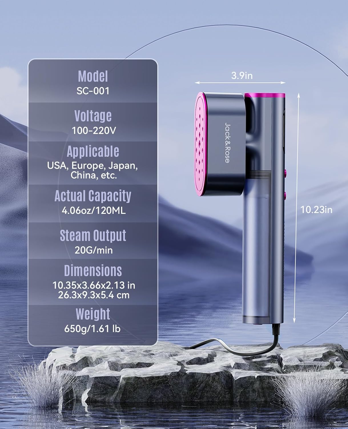 Jet-Set Clothes Steamer