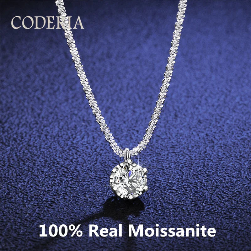 Elegant Moissanite Necklace