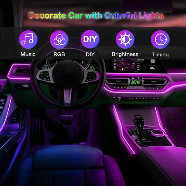 Colorful Car Glow Lights
