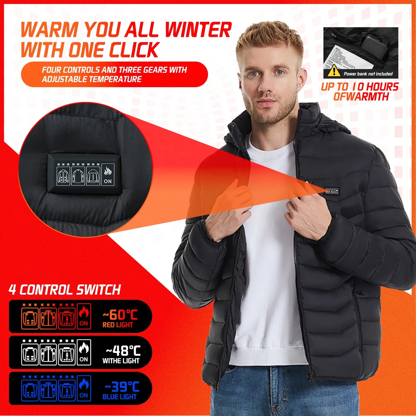 Warmth On Wheels Heated Jacket